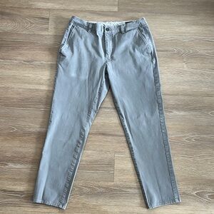 Bonobos Gray Chinos Cotton Blend slim taper fit